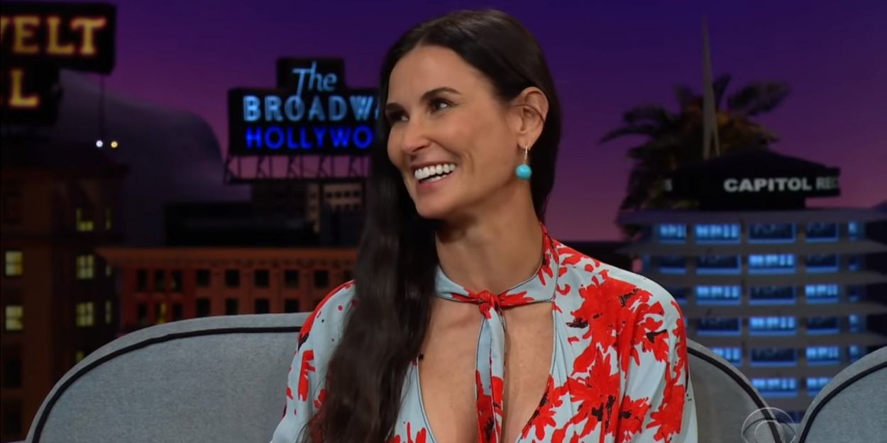VIDEO: Watch Demi Moore Talk About Driving Young on THE LATE LATE SHOW WITH JAMES… Video