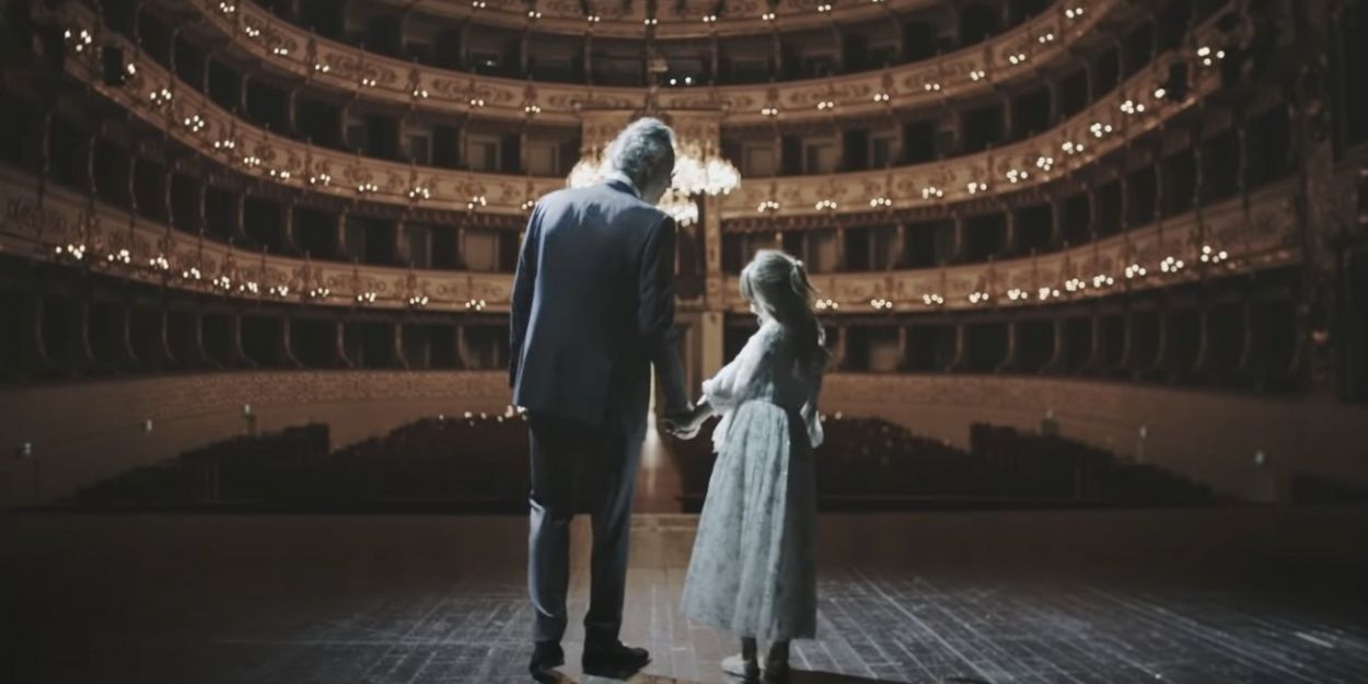 VIDEO: Andrea Bocelli and His Daughter in Trailer For BELIEVE IN CHRISTMAS Concert Video