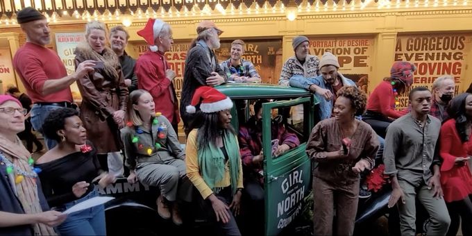 VIDEO: GIRL FROM THE NORTH COUNTRY Cast Spreads Holiday Cheer With 'Winter Wonderland' Performance