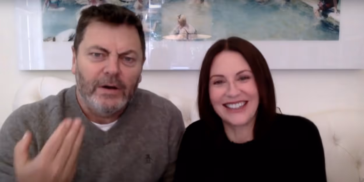 VIDEO: Nick Offerman & Megan Mullally Talk About How They Met on LATE NIGHT WITH… Video