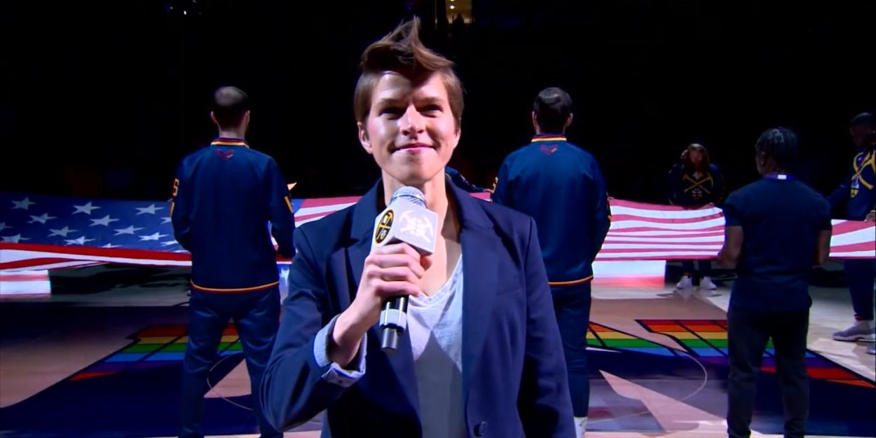 VIDEO: DCPA Cabaret's Susannah McLeod Sings the National Anthem at Denver Nuggets… Video