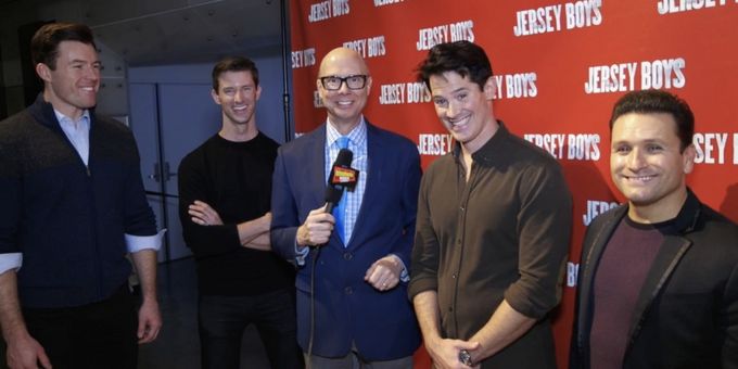 VIDEO: Hangin' with the Four Stars of JERSEY BOYS!
