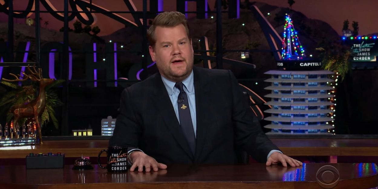 VIDEO: James Corden Talks THE PROM, a 'Butthole Cut' of CATS on THE LATE SHOW Video