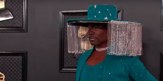 VIDEO: Billy Porter Walks the Red Carpet at the GRAMMYs