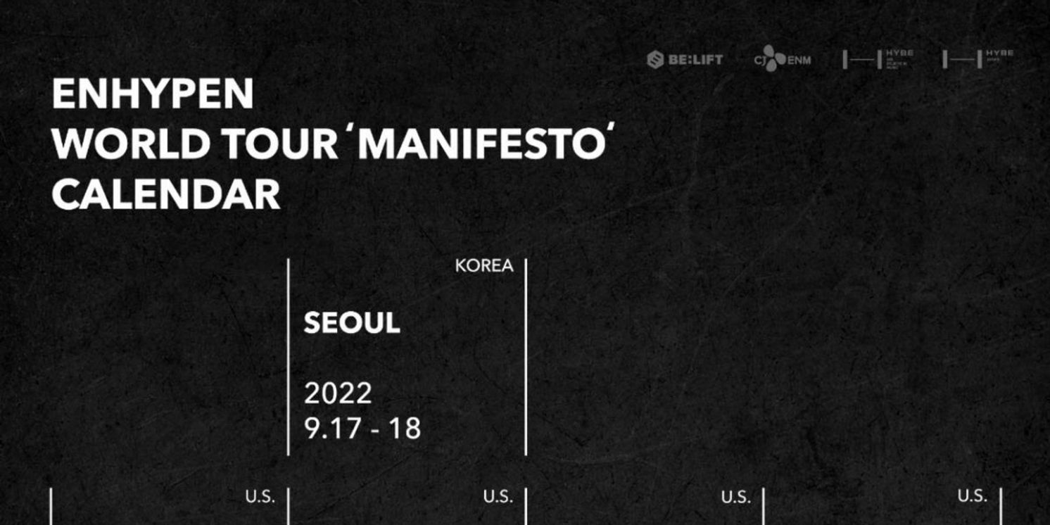 ENHYPEN Announce First World Tour 'Manifesto'  Image