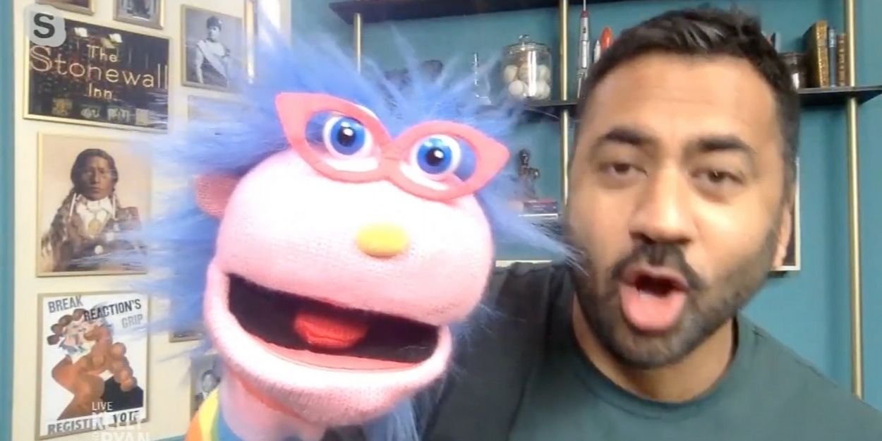 VIDEO: Kal Penn Shares His Puppet Pal on LIVE WITH KELLY AND RYAN Video