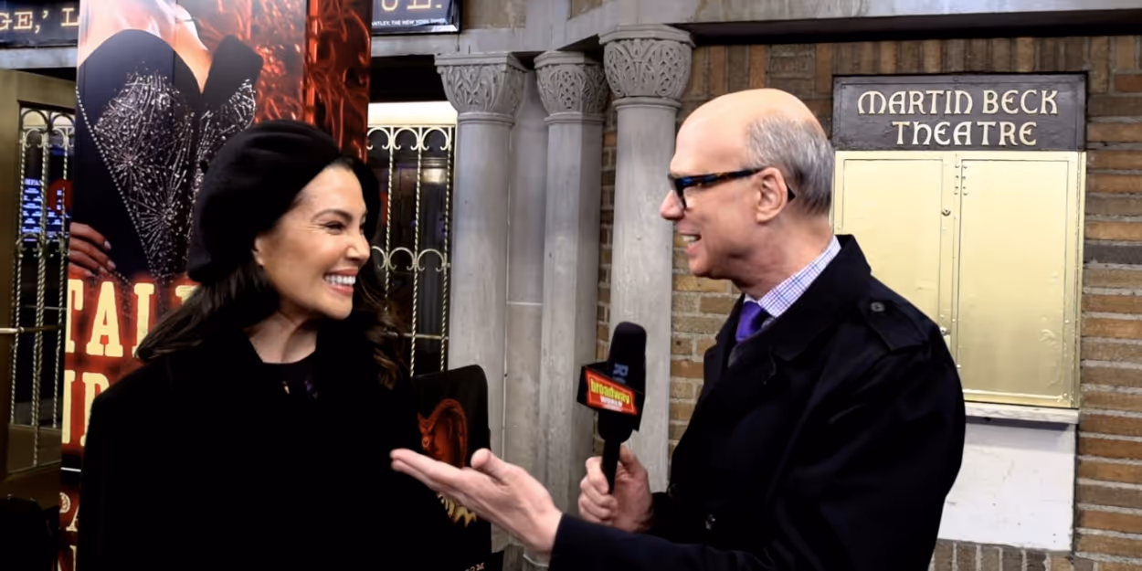 VIDEO: Hangin' on 45th Street with MOULIN ROUGE!'s Natalie Mendoza! Video