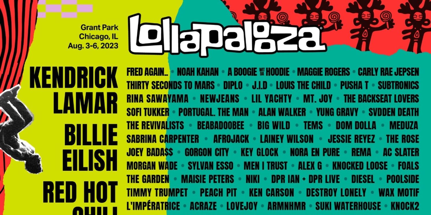 Billie Eilish, Lana Del Rey & More to Headline Lollapalooza  Image