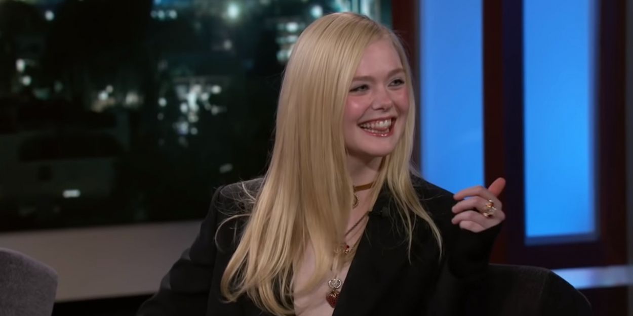 VIDEO: Elle Fanning Talks About Working With Her Sister on JIMMY KIMMEL LIVE! Video