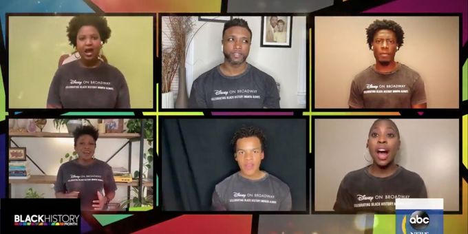 VIDEO: Cast Members From THE LION KING, FROZEN, & ALADDIN on Broadway Celebrate Black History Month on GOOD MORNING AMERICA