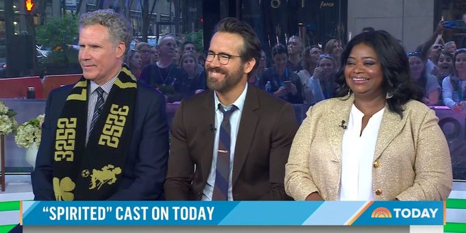 VIDEO: Will Ferrell, Octavia Spencer & Ryan Reynolds Reveal How They Prepared For SPIRITED Musical Numbers on TODAY