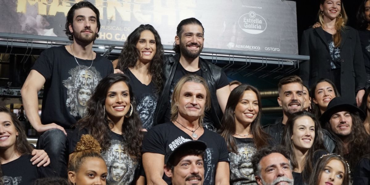 TV: Nacho Cano presenta al reparto de MALINCHE en el Templo Canalla