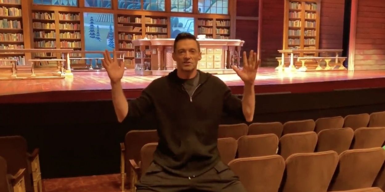 VIDEO: Hugh Jackman Releases Holiday Video from the Winter Garden Theatre to Broadway Video