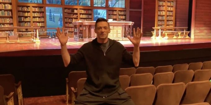 VIDEO: Hugh Jackman Releases Holiday Video from the Winter Garden Theatre to Broadway