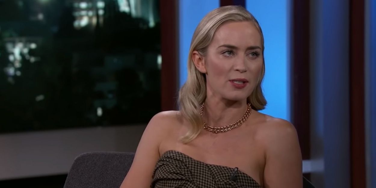 VIDEO: Emily Blunt Says She Was Almost a Pop Star on JIMMY KIMMEL LIVE Video