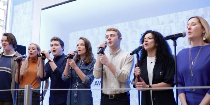 VIDEO: The West End Cast of DEAR EVAN HANSEN Perform at Flagship Microsoft Store in London