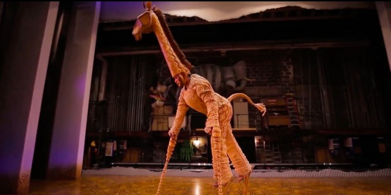VIDEO: Get a Backstage Look at THE LION KING Bringing Its Giraffe To Life Video