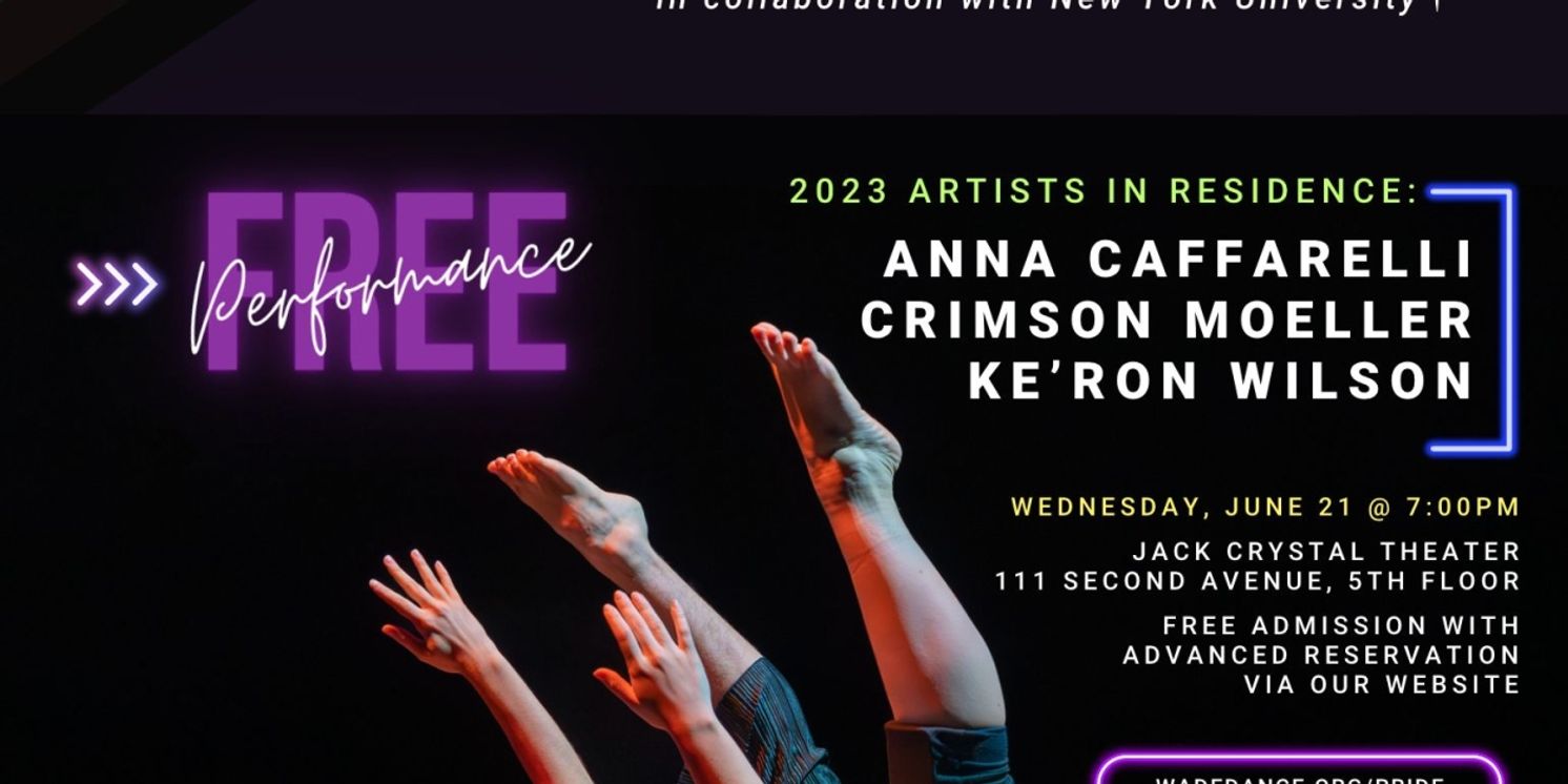 WADE Dance Inc. Hosts Pride Residency Performance This Month  Image