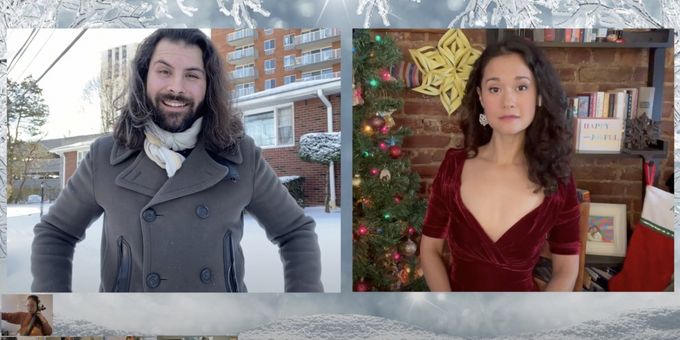 VIDEO: Quentin Garzon and Ali Ewoldt Perform 'White Christmas'