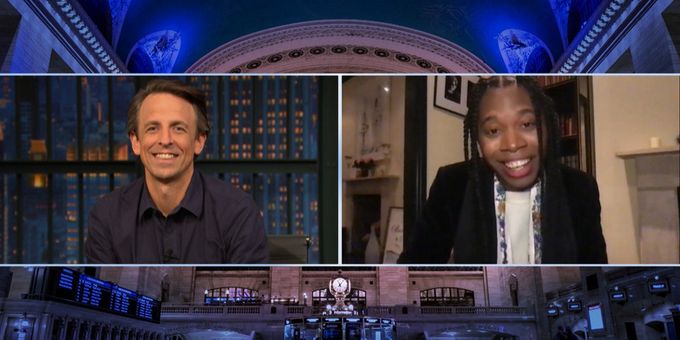 VIDEO: Jeremy O. Harris Recruits Seth Meyers to Tweet at Rihanna About the Federal Theatre Project