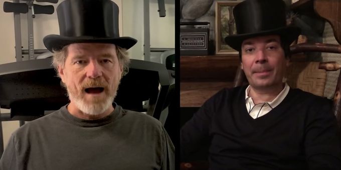 VIDEO: Bryan Cranston and Jimmy Fallon Show Off Their Hats