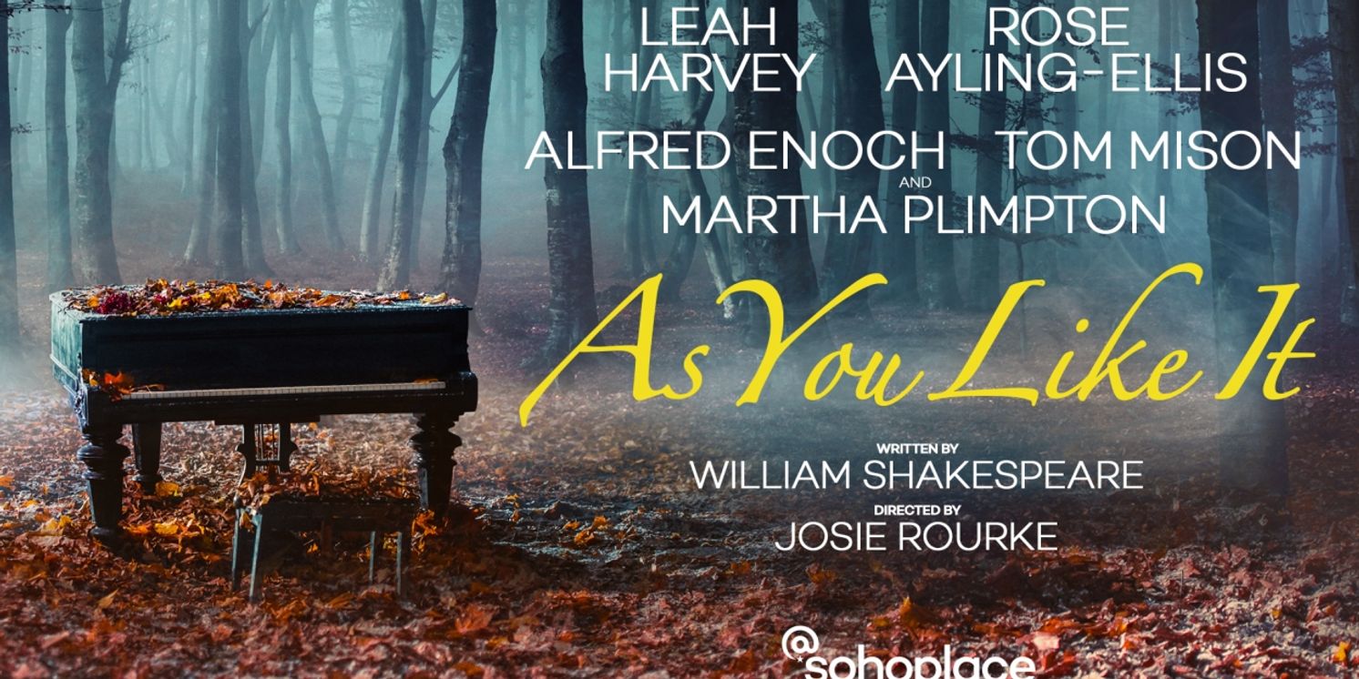 Full Cast Announced for AS YOU LIKE IT @sohoplace Starring Martha Plimpton & More  Image