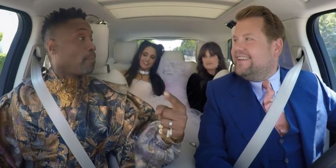 VIDEO: Carpool Karaoke with Billy Porter, Idina Menzel and Camila Cabello