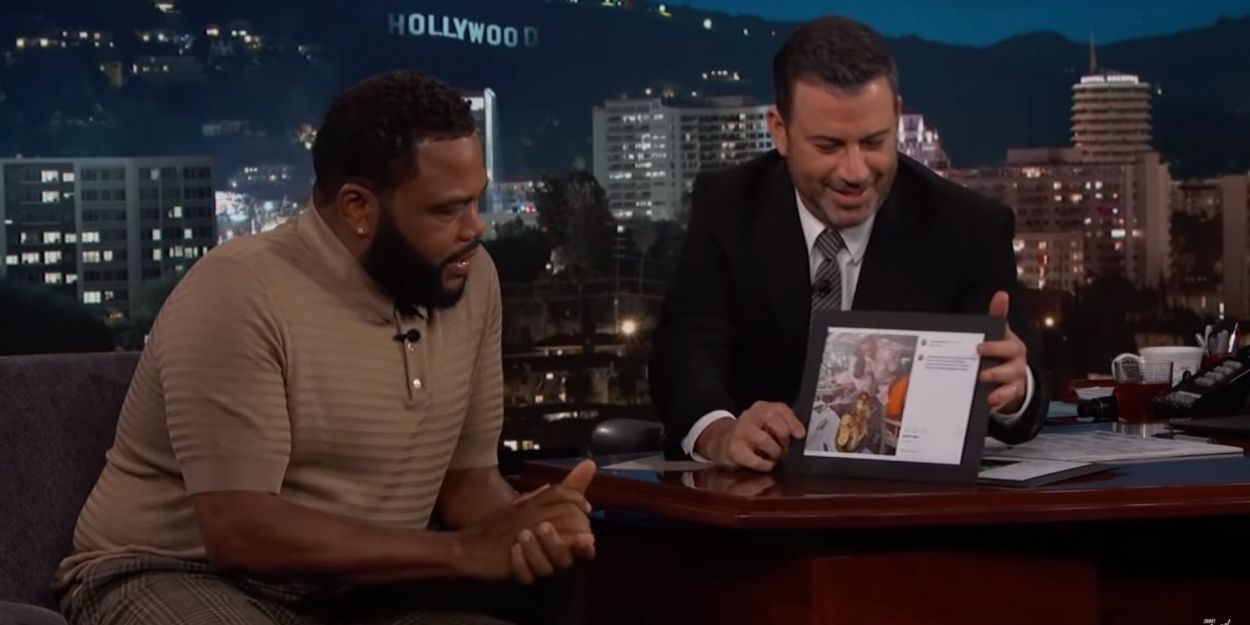 VIDEO: Anthony Anderson Talks to Jimmy Kimmel about Magic Johnson Video