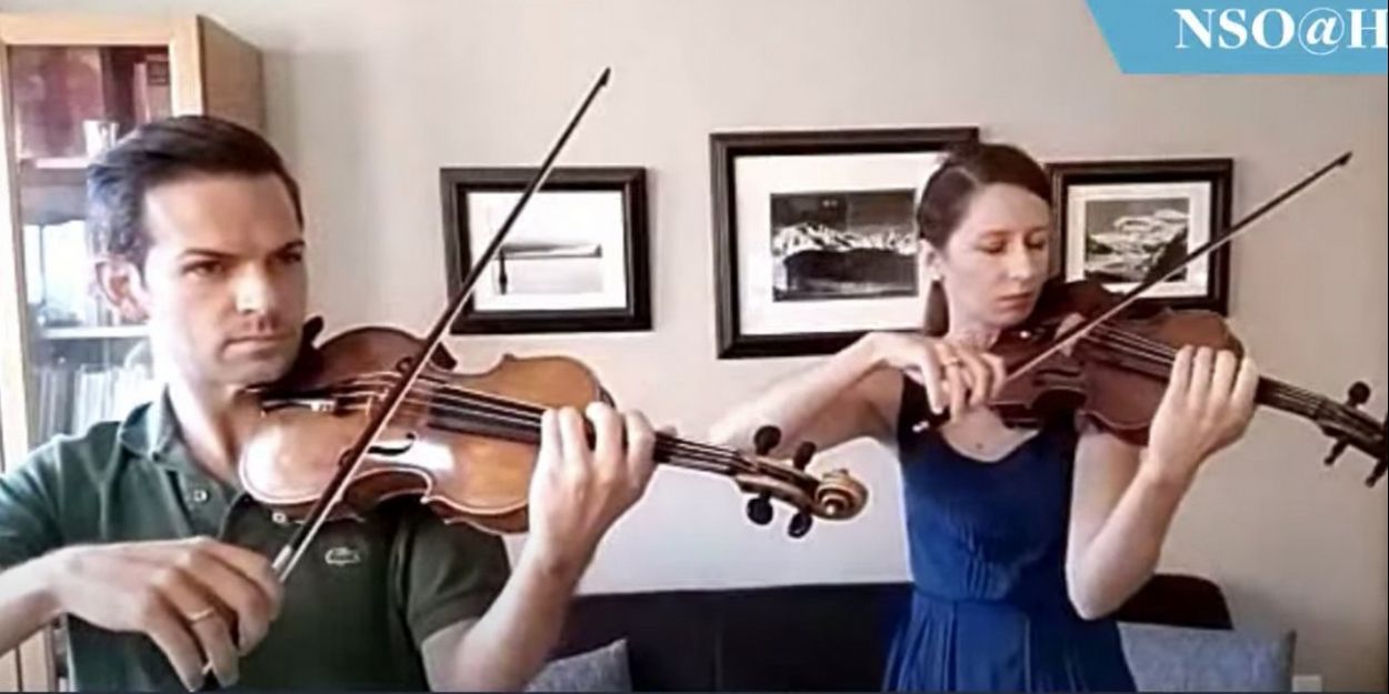 VIDEO: Benjamin Scott, Lauren Scott, and Abigail Leidy Perform as Part of NSO @ Home… Video