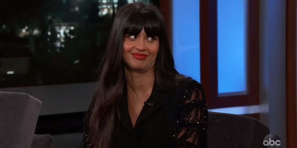 VIDEO: Jameela Jamil Says Ted Danson Almost Killed Her on JIMMY KIMMEL LIVE! Video