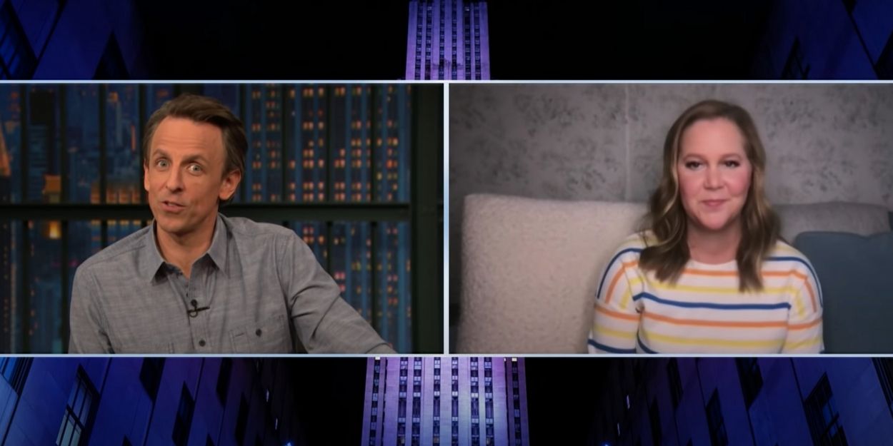 VIDEO: Amy Schumer Teases Seth Meyers for Never Starring in a Super Bowl Ad Video