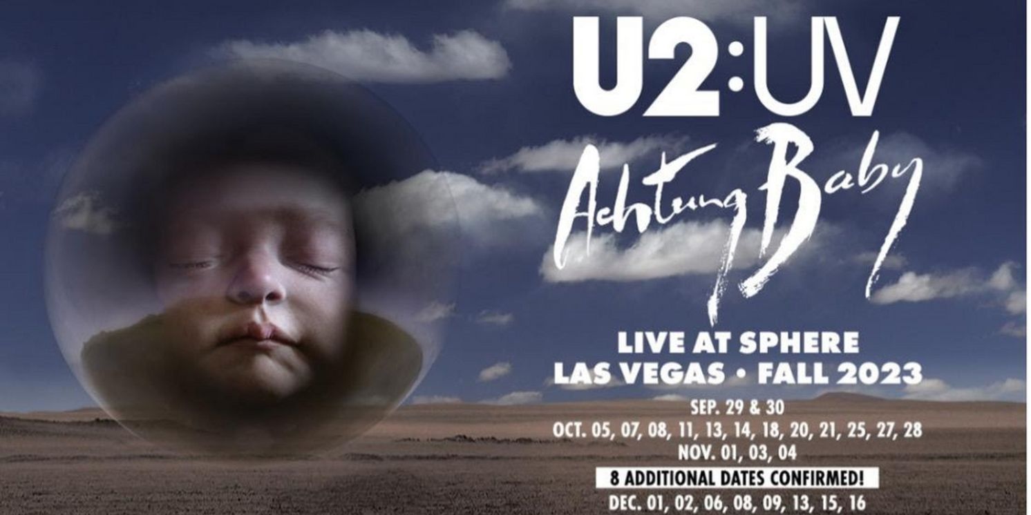 U2 Adds Eight New Dates to Las Vegas Residency at The Sphere  Image