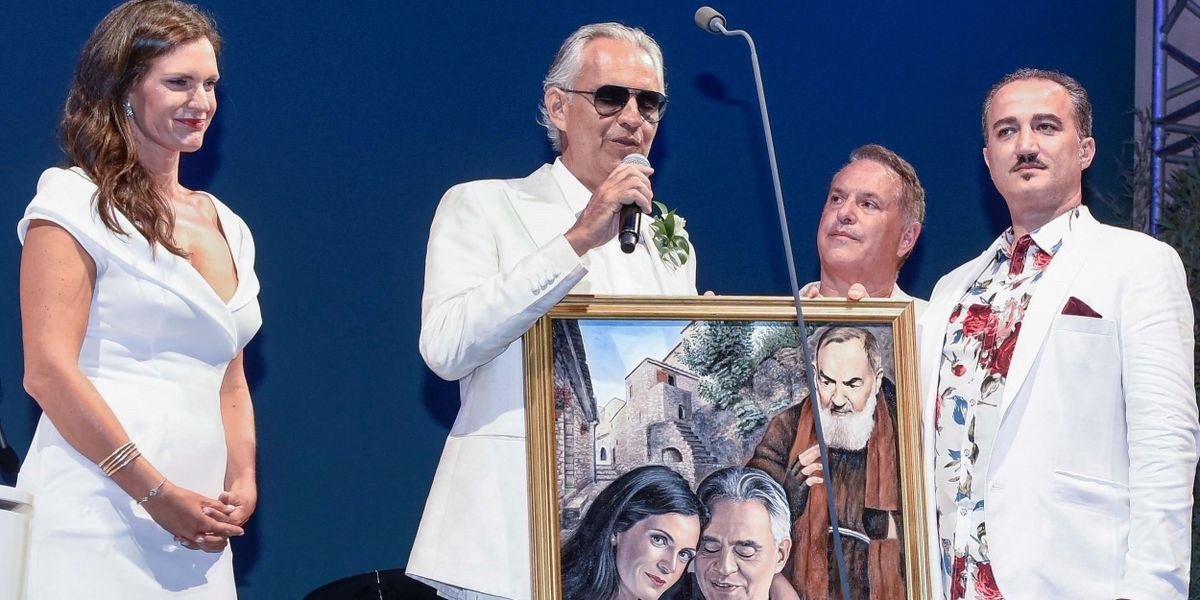 Andrea and Veronica Bocelli Receive Adelia Award