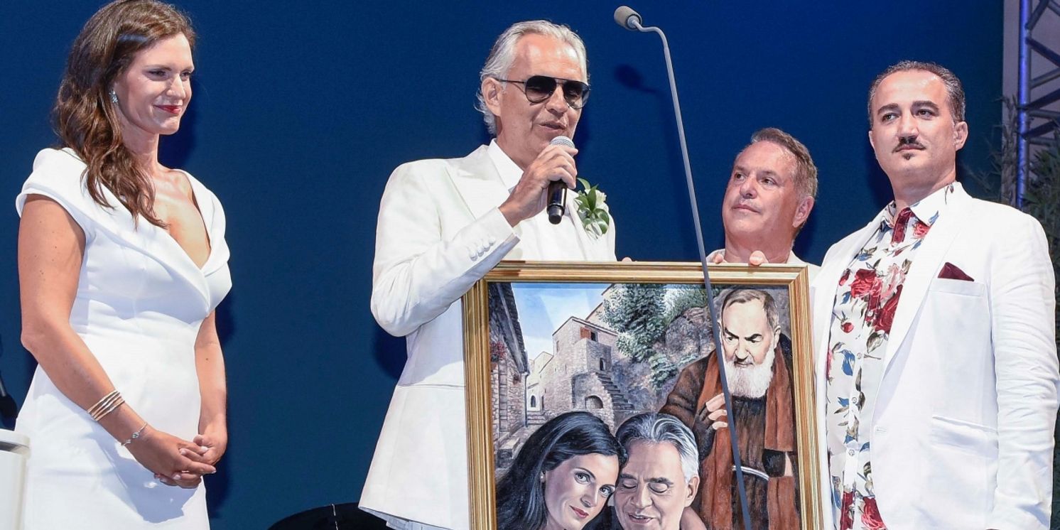 Andrea and Veronica Bocelli Receive Adelia Award  Image