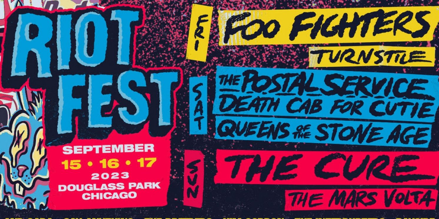 Riot Fest Announces Single Day Lineups for 2023  Image
