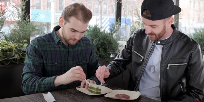 VIDEO: Matt Mucha and Taylor Okey Snack on Audrey II on SECOND ACT SNACKS