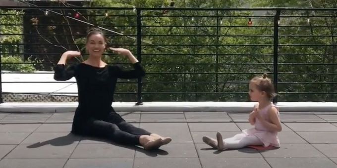 VIDEO: American Ballet Theatre's Sarah Hill Hosts a Virtual Dance Class for ABTots