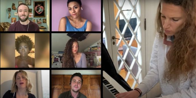 VIDEO: Caissie Levy, Ariana DeBose, Solea Pfeiffer and More Sing 'Words of Love' for Geffen Stayhouse
