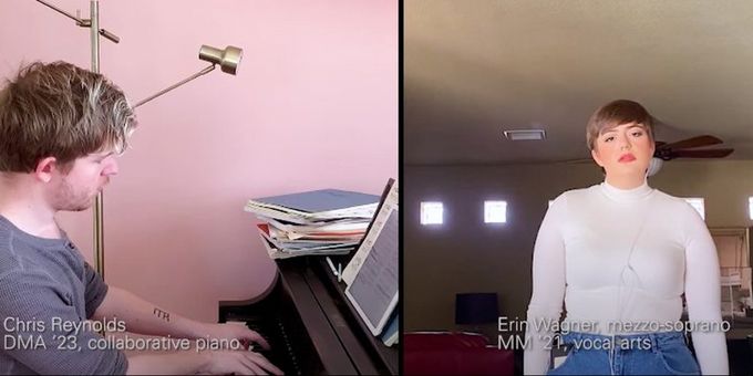 VIDEO: Mezzo-Soprano Erin Wagner and Pianist Chris Reynolds Perform Brahms as Part of Juilliard Thrives