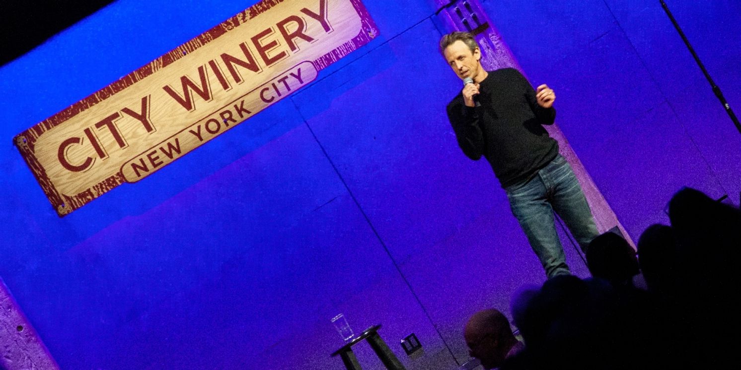Review: Seth Meyers Is Comedy In A Bag Doing Comedy In A Winery In SETH MEYERS AT CITY WINERY  Image