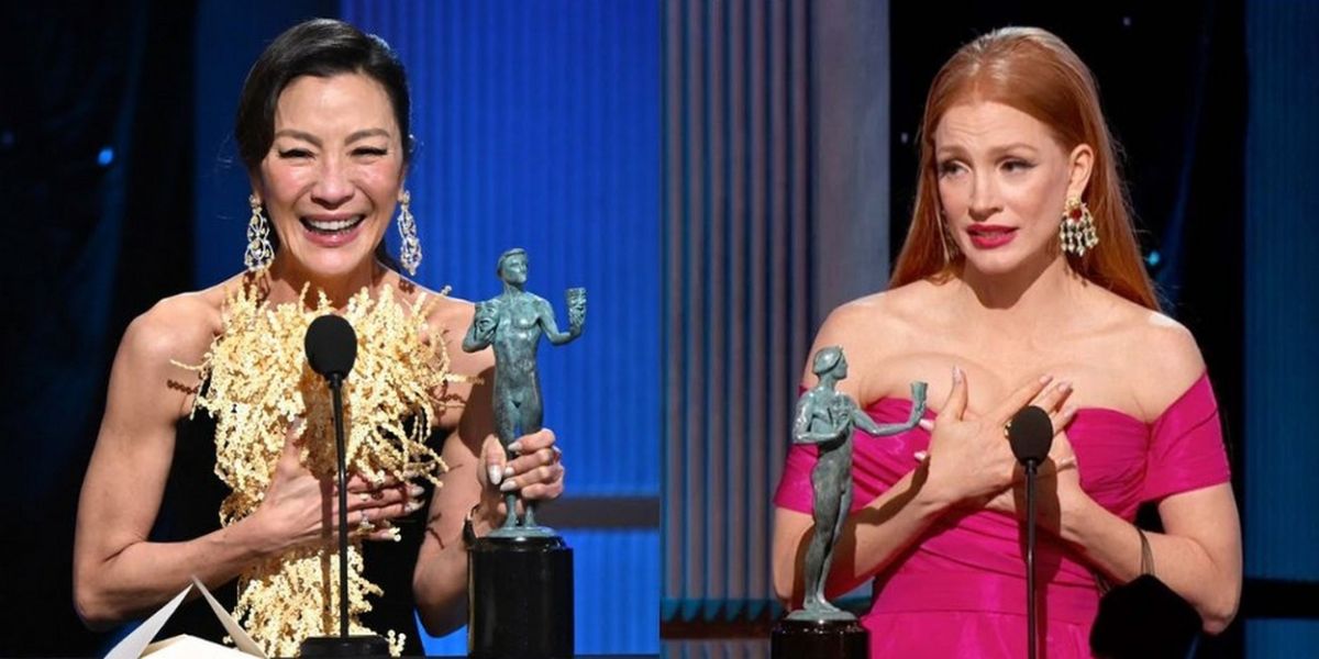 Jessica Chastain, Michelle Yeoh & More Win SAG Awards - Full List of Winners!