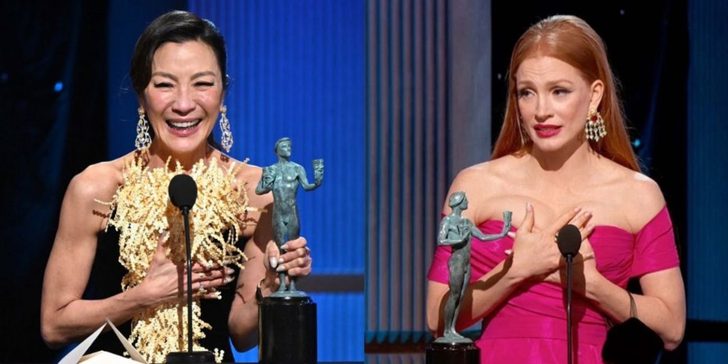 Jessica Chastain, Michelle Yeoh & More Win SAG Awards - Full List of Winners!  Image