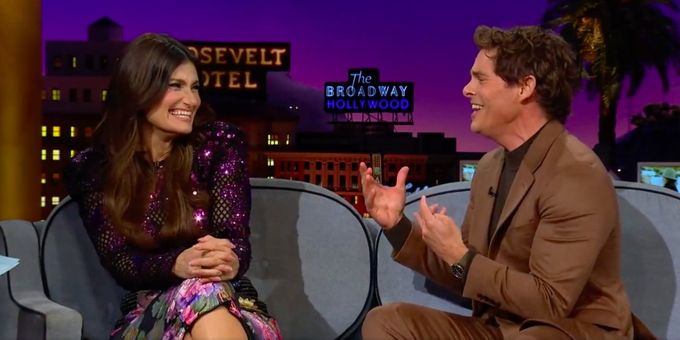 VIDEO: Idina Menzel & James Marsden Sing 'A Whole New World' From ALADDIN on THE LATE LATE SHOW