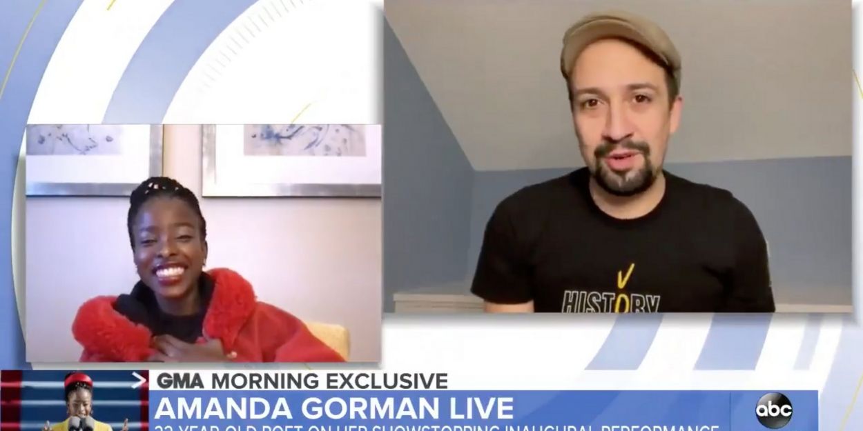 VIDEO: Inauguration Poet Amanda Gorman Gets a Special Message From Lin-Manuel… Video