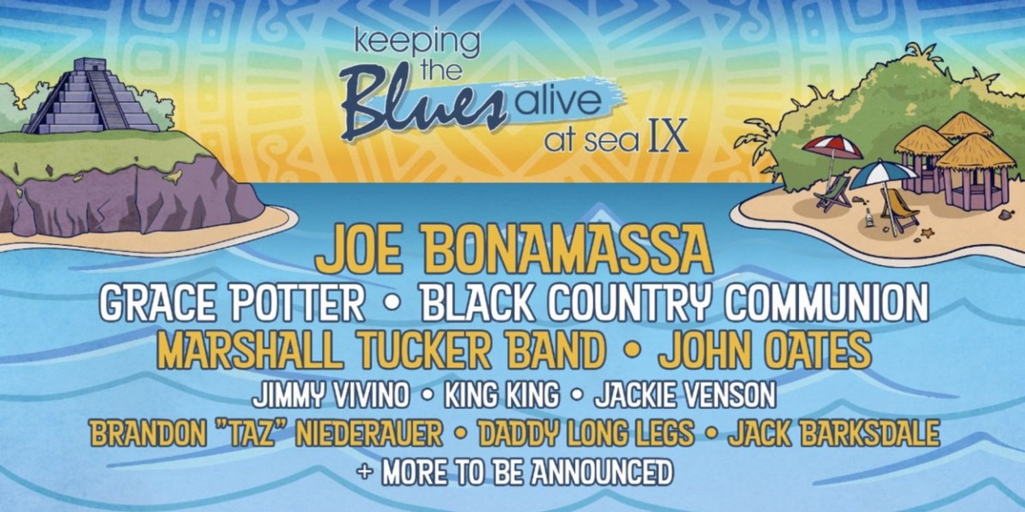 Sixthman & Joe Bonamassa Announce Lineup for Keeping the Blues Alive at Sea IX  Image