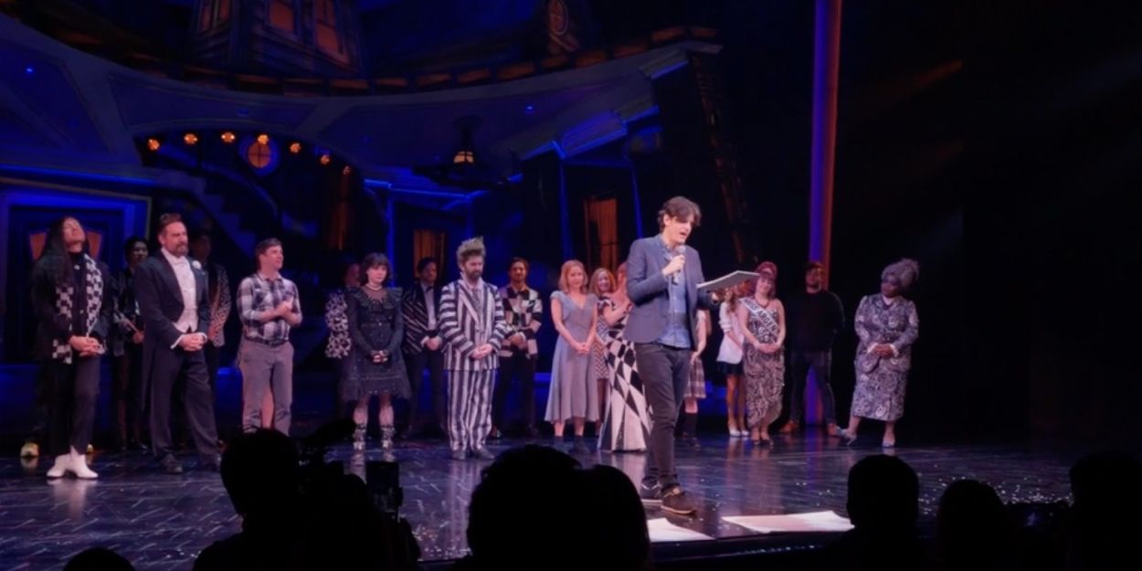Video: Watch Alex Timbers' Final Speech at Closing Night of BEETLEJUICE Video