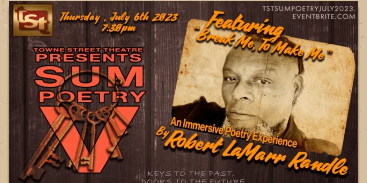 Towne Street Theatre Presents SUM POETRY