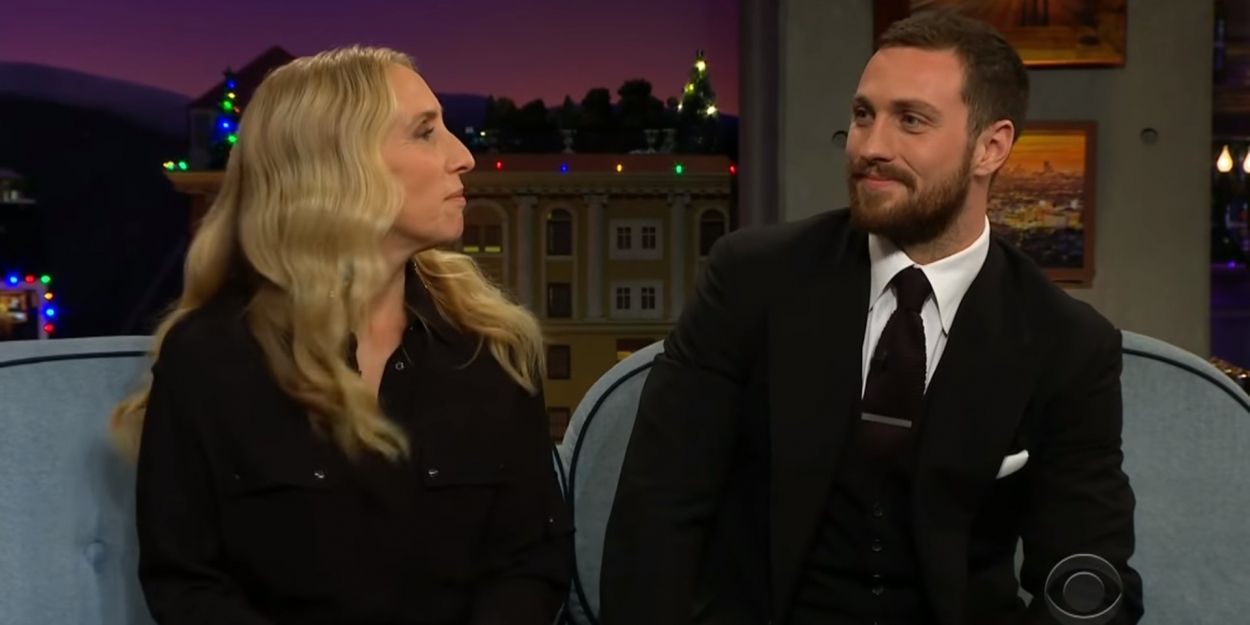 VIDEO: The Taylor-Johnsons Talk About Working Together on THE LATE LATE SHOW WITH… Video