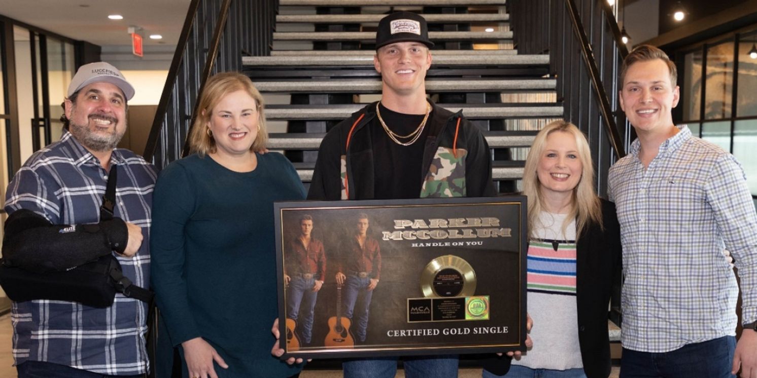 Parker McCollum Receives RIAA Gold Certification for Hit Single 'Handle On You'  Image