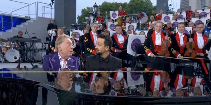 VIDEO: Watch Andrew Lloyd Webber & Lin-Manuel Miranda Pay Tribute to the Queen